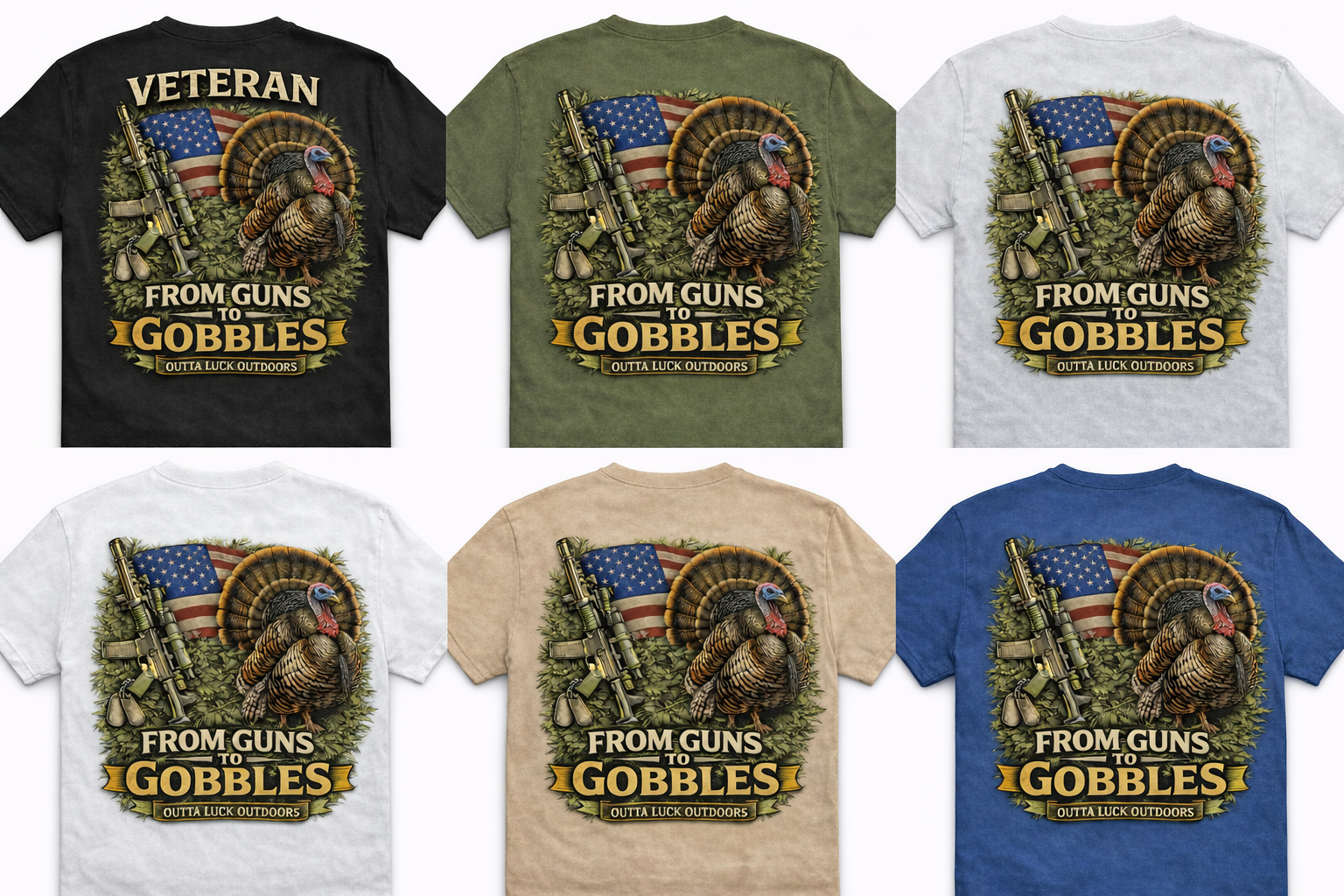 Veteran - From Guns to Goobbles T-Shirt