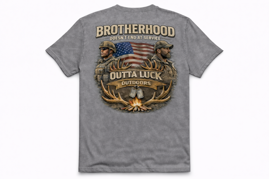Brotherhood Doesn't End at Service T-Shirt